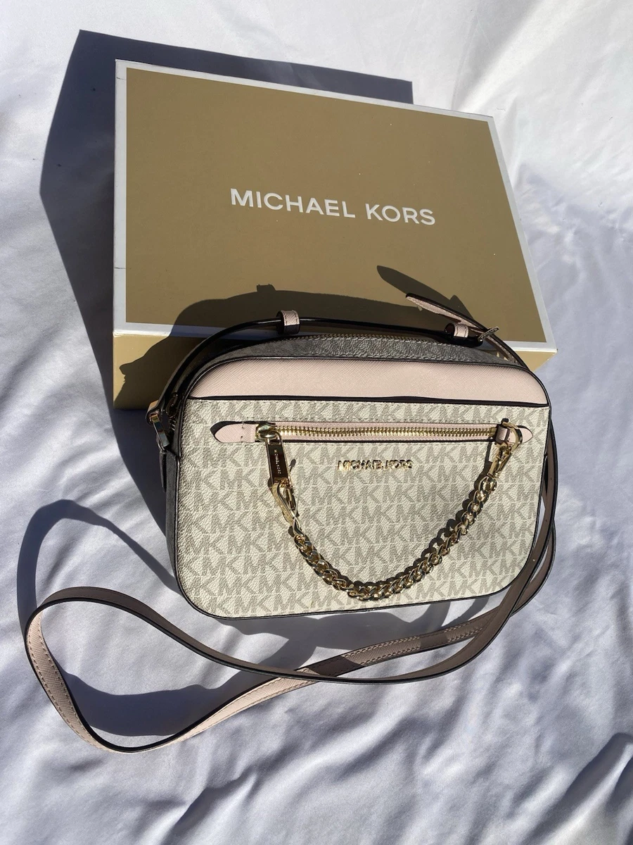 Michael Kors Jet Set Crossbody White Bags & Handbags for Women for