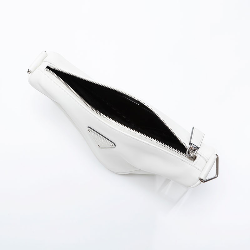 Authentic PRADA Triangle Nappa Leather Shoulder B… - image 12