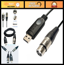 USB to DMX Cable 3M/10FT - Compatible with Freestyler, QLC, Pi Open Lighting