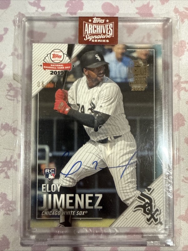 2023 Topps Archives Signature Eloy Jimenez /17 SSP Rookie RC Autograph