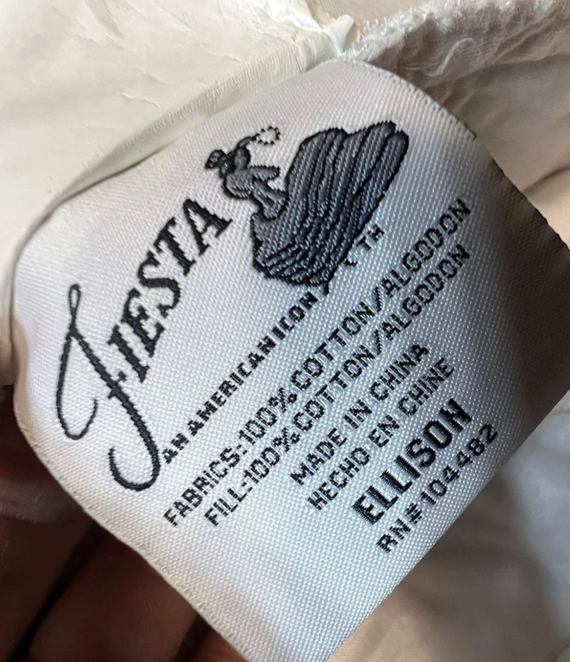 Lote De 2 Fundas Almohadas Fiesta Acolchadas Algodón Ellison Multicolor Floral Boho Y2K Foto 2 de 4