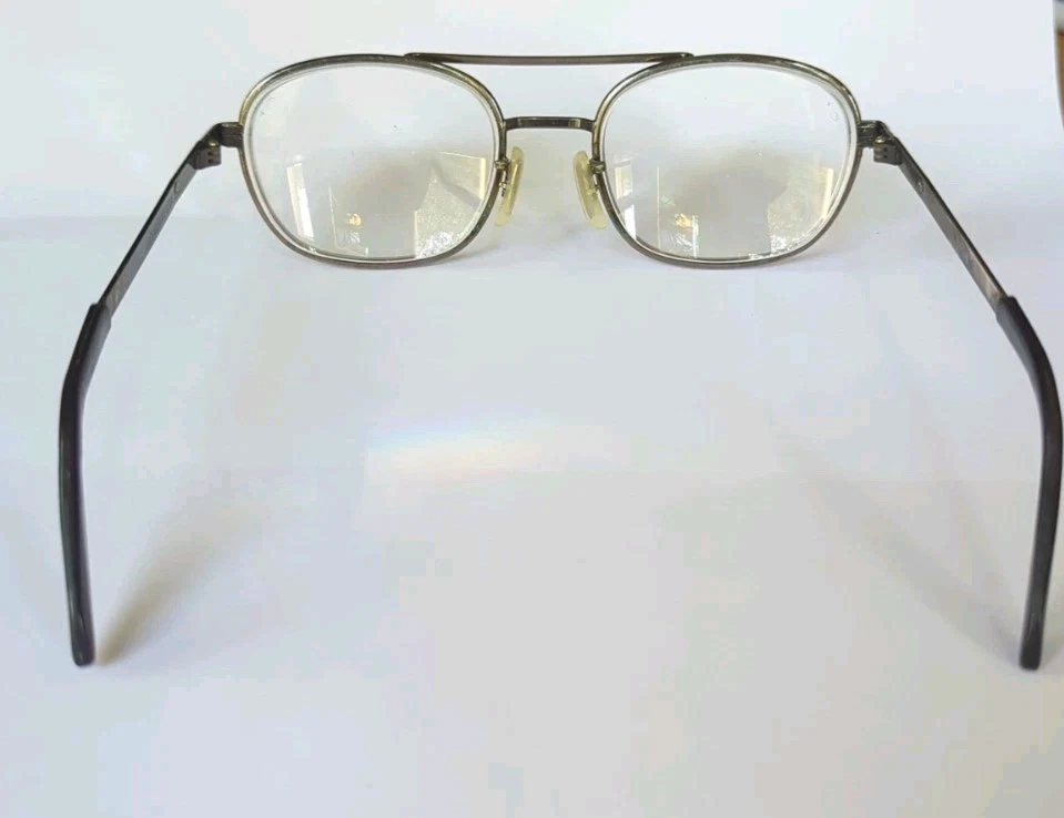 Marco de gafas de seguridad de aviador Aden Optical vintage 5 1/2 Z87 años 70 SOLO 54-20 Foto 2 de 4