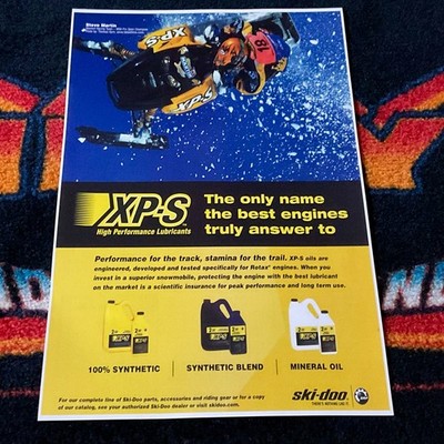    06 SKI-DOO XP-S Snowmobile Oil Poster semi vintage sled lube      #18