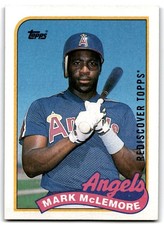 2017 Rediscover Topps Buyback 1989 Silver Mark McLemore California Angels #547