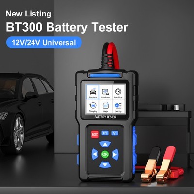 Topdiag BT300 12V 24V Car Battery Tester Truck Battery Analyzer Cranking Voltage