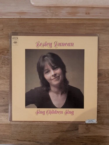 LESLEY DUNCAN - Sing Children Sing. US Columbia LP. 1971 Elton John! Promo EX