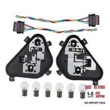 1Pair Tail Lights Bulb Socket Panel Plug Connector Harness Six Bulbs for