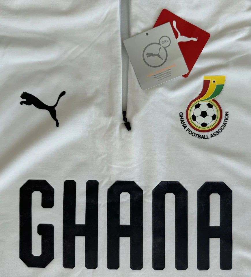 GHANA SOCCER JERSEY GFA TRAINING SHIRT FUTBOL FOOTBALL PUMA 2017 SAMPLE RARE - Image 4 of 4