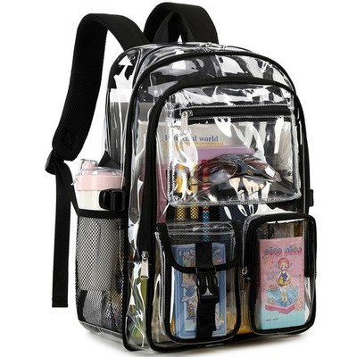 abshoo Large Clear Backpack For Girls Women School Bookbag Heavy
