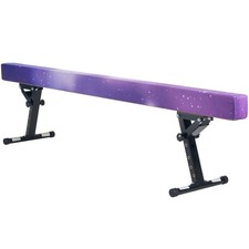 Adjustable Balance Beam For Kids 8FT Gymnastics Beam 5 Height Levels