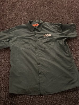 Summit Brewing Company Red Kap Work Shirt XXL 2XL Green Delivery Guy Brewer A4