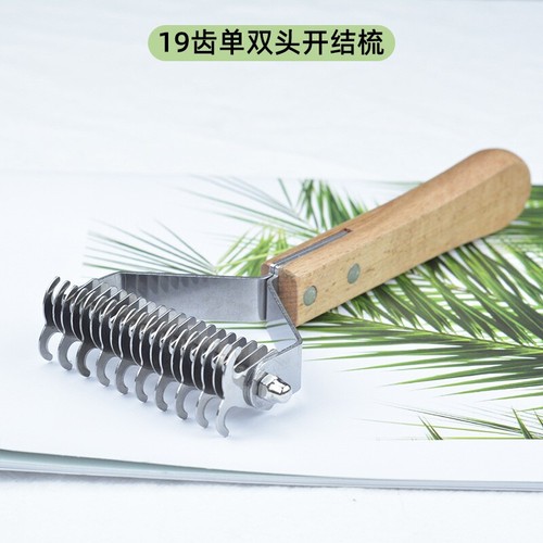 New Pet Knot Comb 3-in-1 Bottom Velvet Comb Hair Removal Comb - Picture 9 of 38