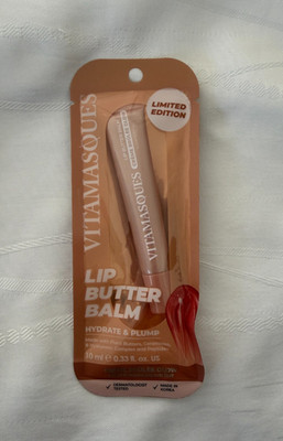 Vitamasques Lip Butter Balm Creme Brulee Glow 0.33 oz Limited Edition New