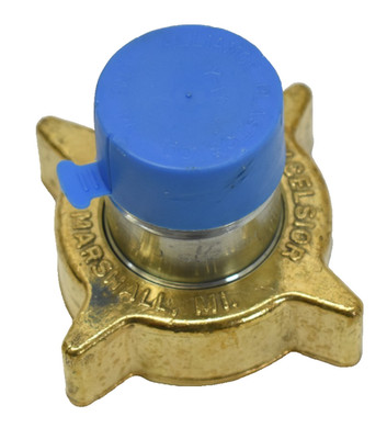 Marshall Excelsior LP Gas Filler Coupling Brass ME120S 2-1/4'' ACME x 1-1/4'' MNPT