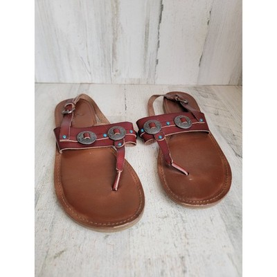 American eagle women's 10 buckle sandals summer accessory shoes