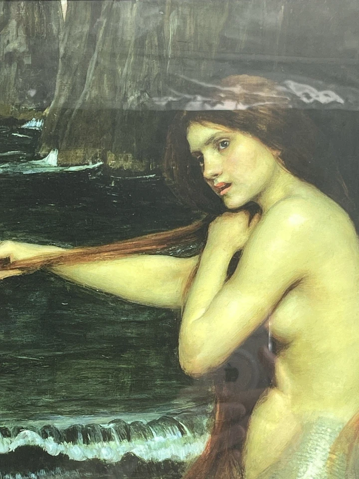 Framed Vintage Art Print The Mermaid John William Waterhouse 12x15 - Image 2 of 4