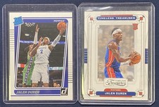 Jalen Duren Panini RC Lot 2 Donruss Timeless Memphis Pistons