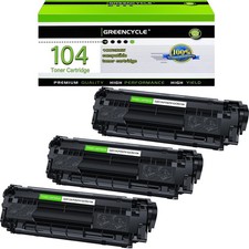 3 PK FX9 FX10 C104 Toner Cartridge For Canon 104 imageCLASS MF4150 MF4350d D420
