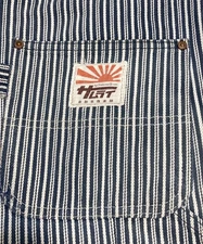 Samurai Jeans SM310DX-OHC11 Hickory Stripe Painter Work Pants 33 Japan Made