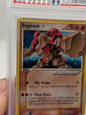 2006 POKEMON EX LEGEND MAKER GOLD STAR #91 REGIROCK-HOLO PSA 5 | eBay