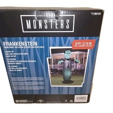 Universal Monsters Frankenstein 9ft Airblown Inflatable Lighted Halloween Gemmy