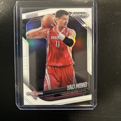 Yao Ming 2024-25 Panini Prizm Black White 1/175 Rockets HOF