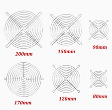 80/90/120/150/170/200 MM Metal Mesh Cover Protective For Cooling Fan Protection