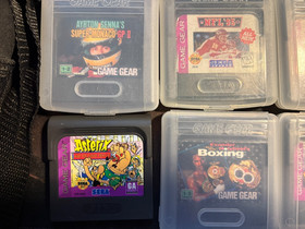 SEGA Game Gear Handheld System - Black -12 GAME BUNDLE