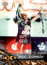 BAYLEY 2017 Topps WWE Women's Division Matches and Moments NXT Card #NXT-11