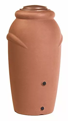 Rain Barrel Water Butt Water Tank Amphora 210 L with Tap Terracotta - Picture 1 of 4