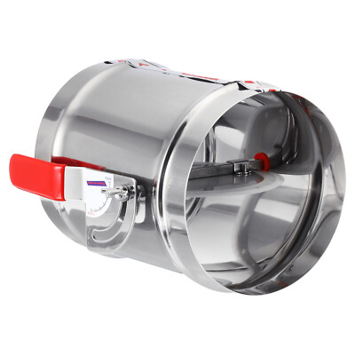 HVAC Duct Manual Volume Backdraft Damper 6'' Airflow Ducting Branch Vent Damper