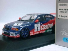 WOW EXTREMELY RARE BMW E36 318iS #1 Ravaglia Mugello 1994 1:43 Minichamps-DTM
