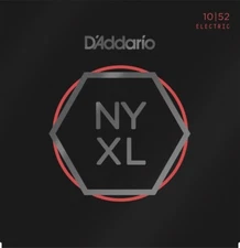 3 Sets D'Addario NYXL 1052 Guitar Strings Light Top Heavy Bottom 10-52 NYXL1052