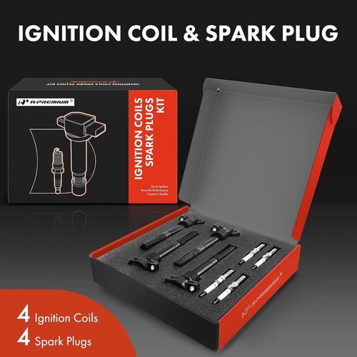 Performance Ignition Coil & Iridium Spark Plug Kit for Hyundai Elantra, Kia Soul - Picture 5 of 11