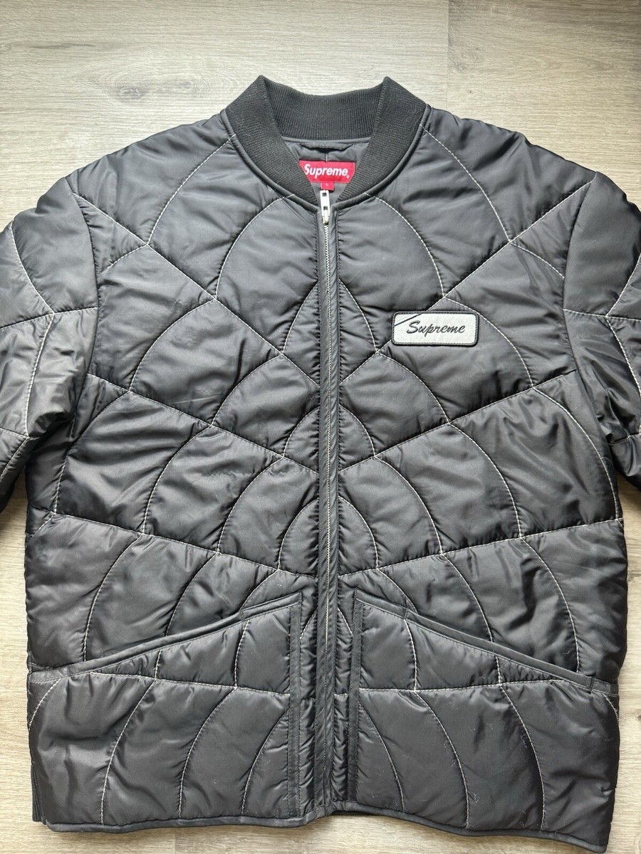 ジャケット・アウター SUPREME Spider Web Quilted Work Jacket supreme spider web quilted work jacket