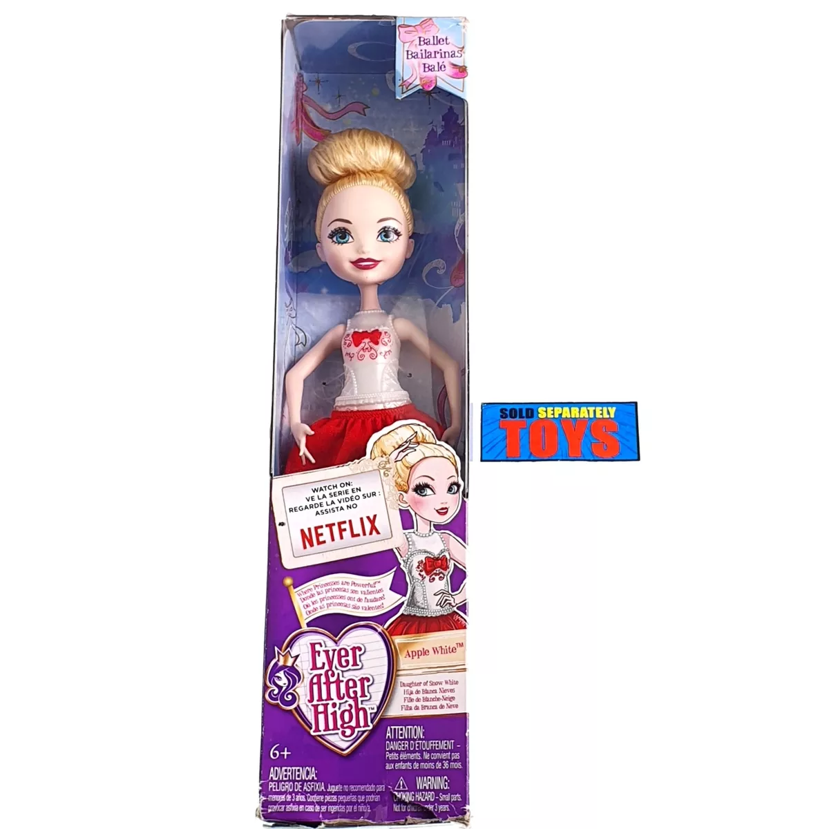  Mattel Ever After High Ballet Apple White Doll : Toys & Games