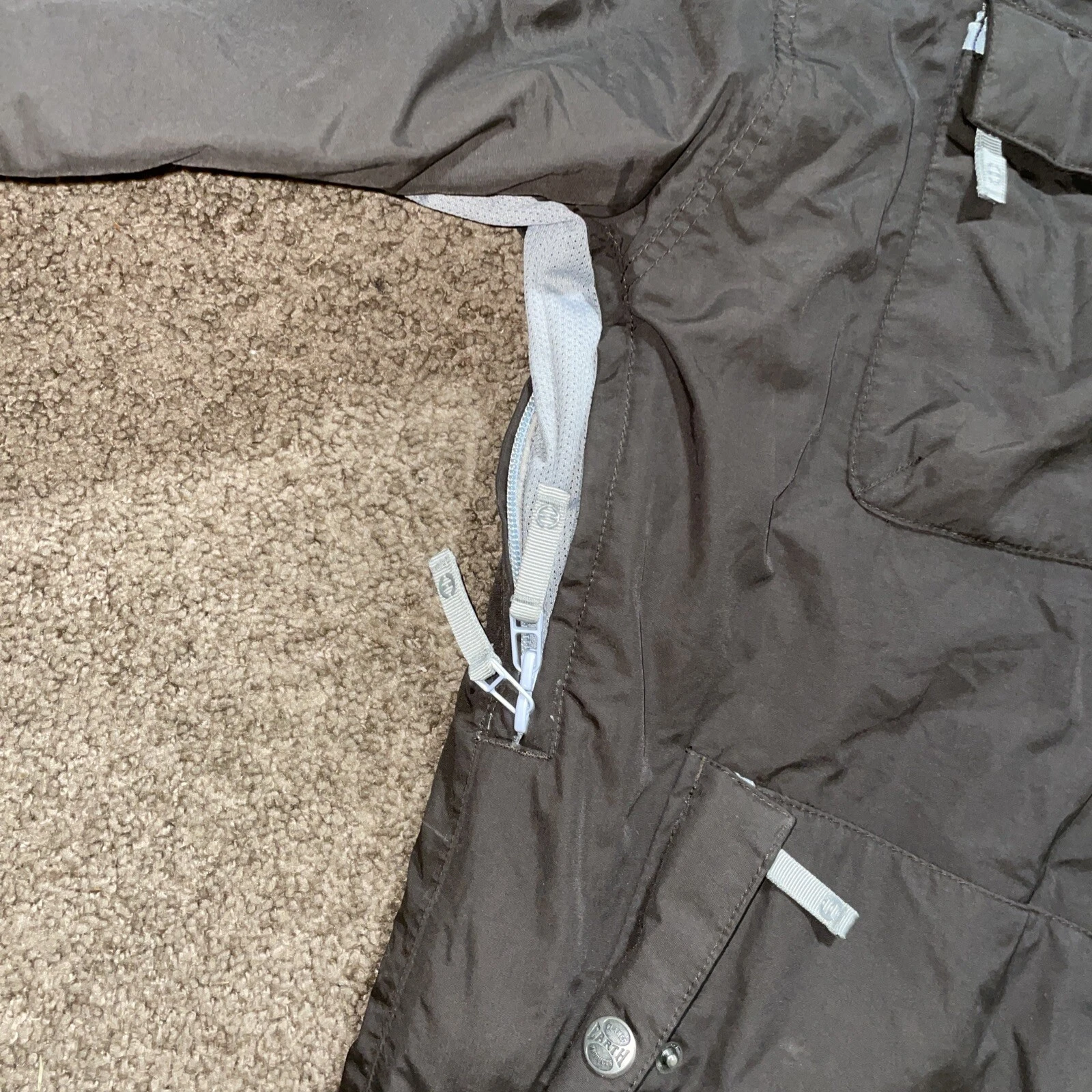 Vintage Planet Earth Heavy Duty Parka Ski Skateboard Jacket Size Large Rare - product detail image 3