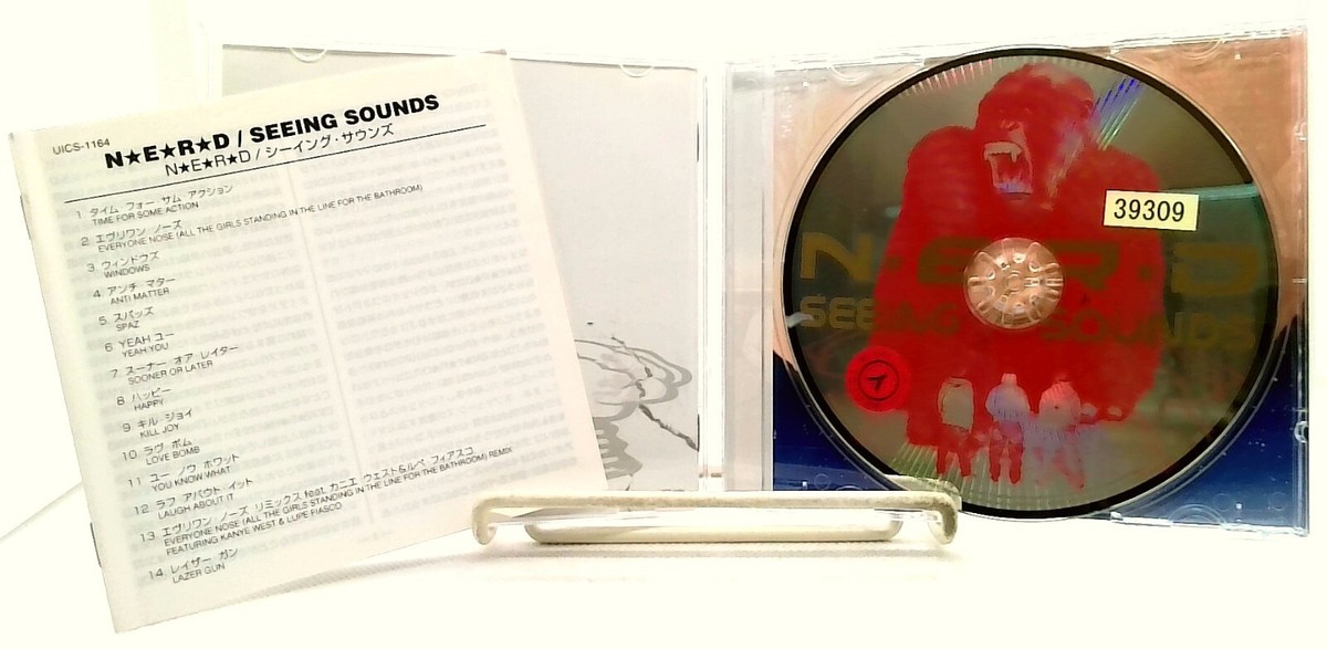 【サイン】N.E.R.D「Seeing Sounds」 N.E.R.D. - Seeing Sounds by Burnt Toast Gallery Vinyl
