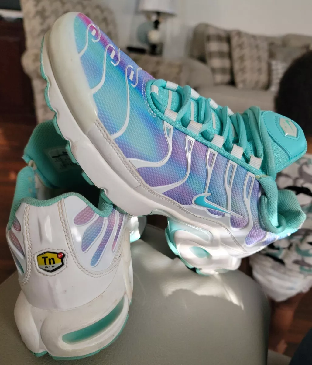 Nike air max shop plus white light aqua