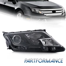 For 2010-2012 Ford Fusion Black Projector Headlight Headlamp Passenger Side RH
