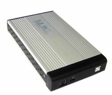 CASE BOX ESTERNO PER HARDISK HARD DISK IN ALLUMINIO HD 3.5" SATA USB 2.0 HDD