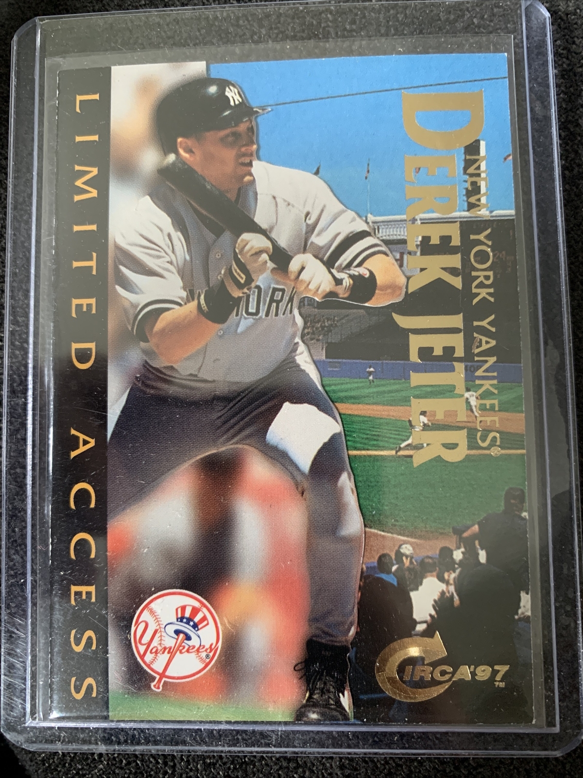 1997 CIRCA LIMITED ACCESS STATCRUNCHER #7 Derek Jeter