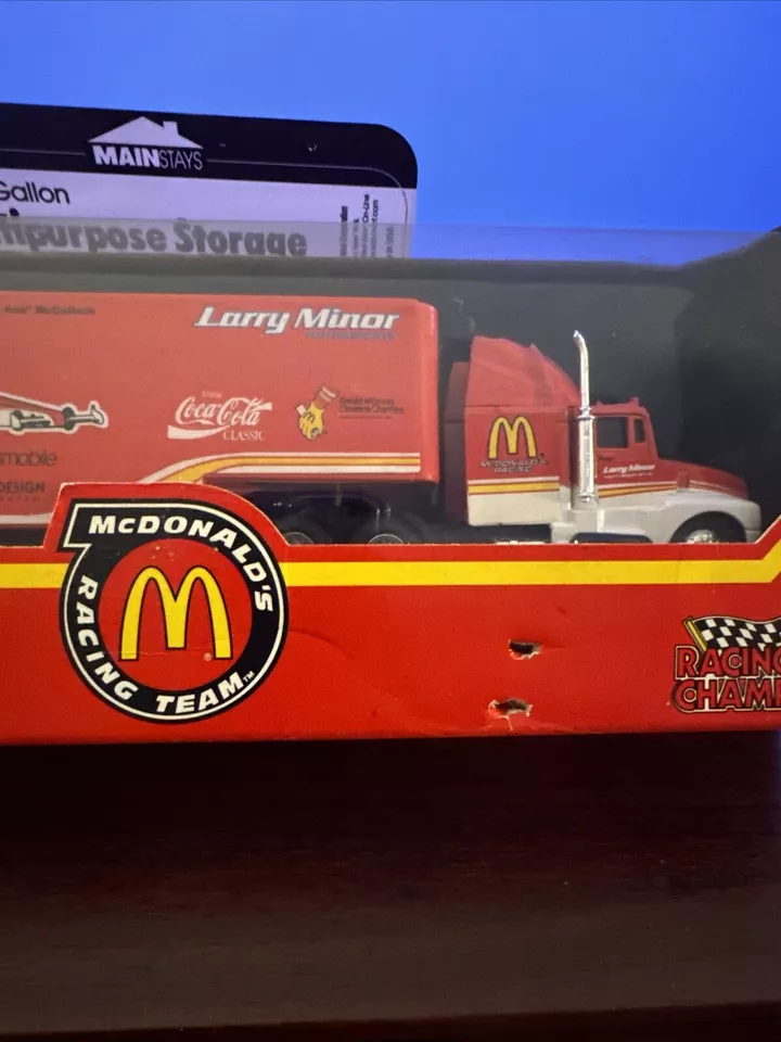 Racing Champs McDONALDS 1992 1:64 fundido a presión Larry caja menor ligeramente dañado Foto 4 de 4