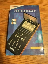 Saitek Pro Blackjack Electronic Handheld Game New 1992