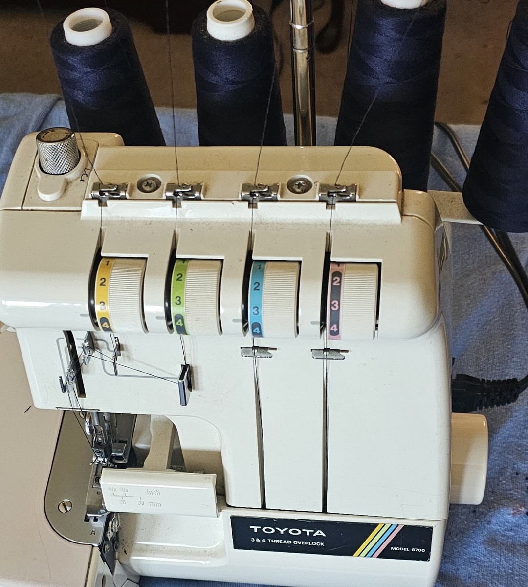 Toyota 3&4 Thread Overlock Serger with Pedal | eBay