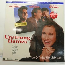 New Unstrung Heroes Letterbox MacDowel - LaserDisc Laser Disc Dolby Digital AC3