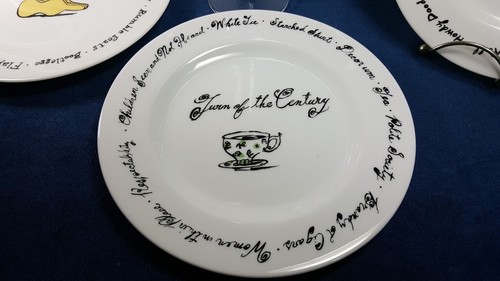 Pottery Barn MILLENNIUM New Year's Decade 1900-50 Salad Plate or Champagne Glass - Picture 3 of 19