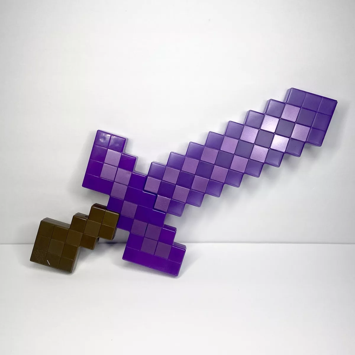 Rare 17” Minecraft Enchanted Purple Sword 2017 Mattel Cosplay