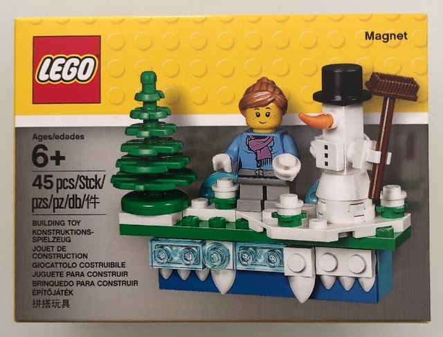 lego iconic holiday magnet