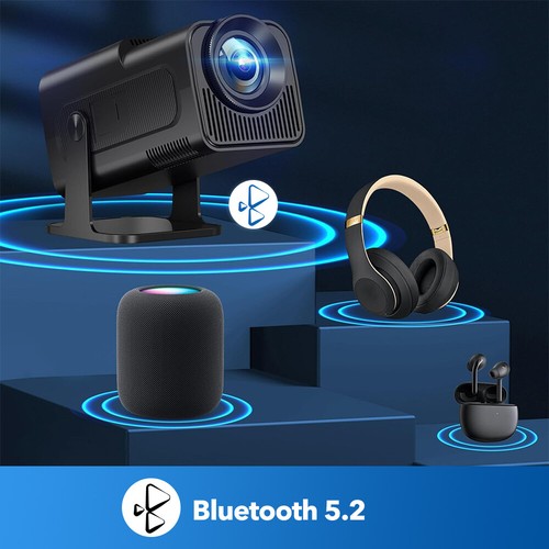 Native HD 1080P Smart Mini Projector Android TV 11.0 with 2.4G/5G Wifi Bluetooth - Picture 4 of 21